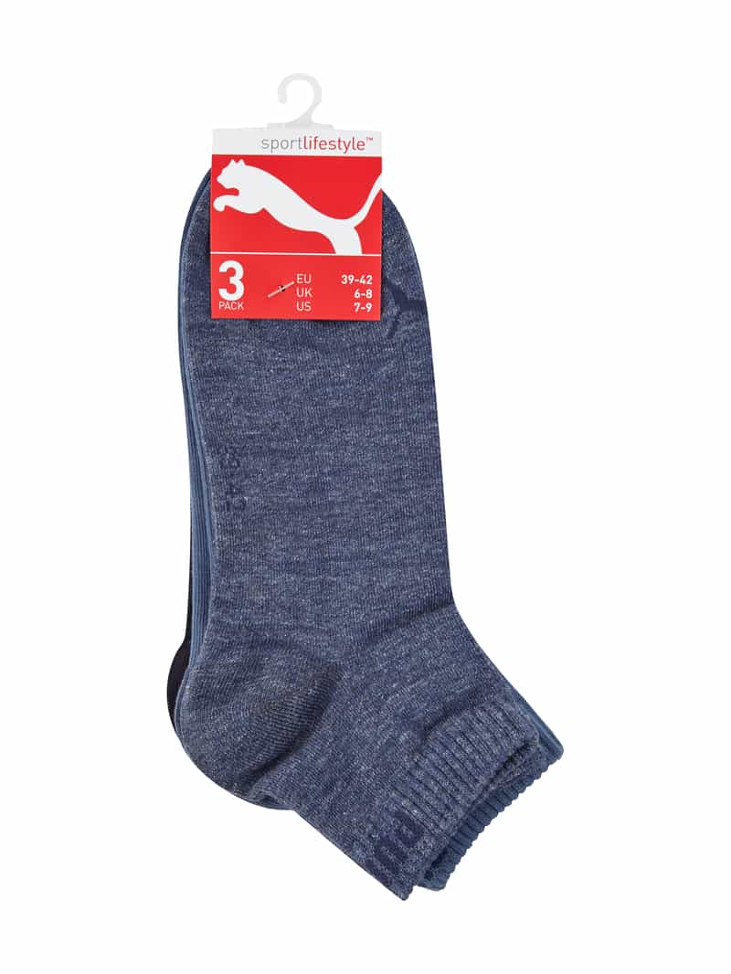 Puma Sokken met labeldetails in een set van 3 paar
