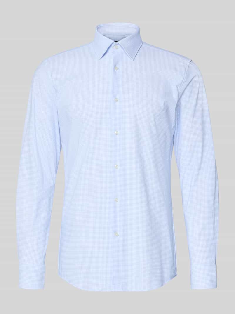 slim fit zakelijk overhemd van super-stretch jersey model 'P-HANK'