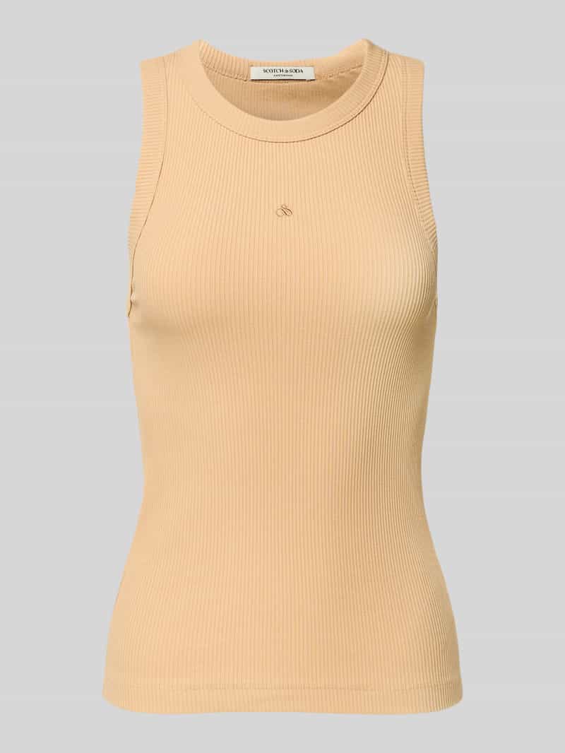 Scotch & Soda Tanktop met logostitching