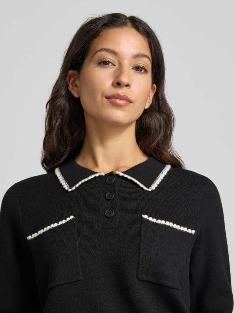 SUNCOO PARIS Regular fit poloshirt met borstzakken model 'POLKA'