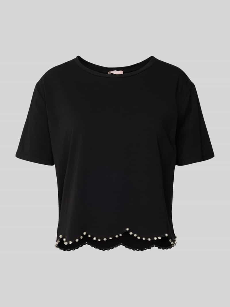 Liu Jo White T-shirt met siersteentjes