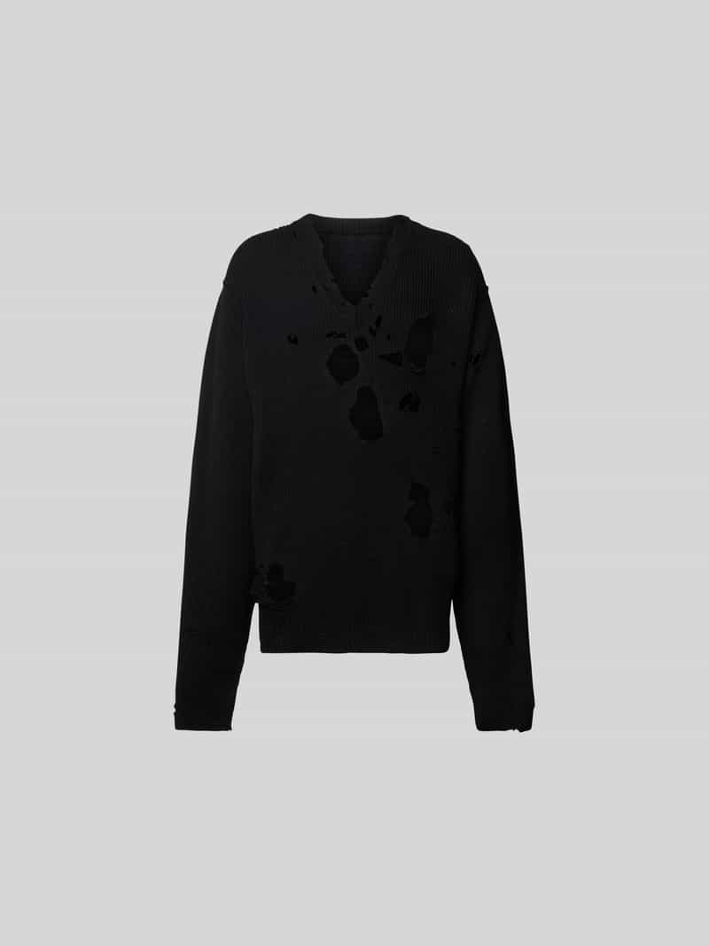 Pullover met diepe v-hals