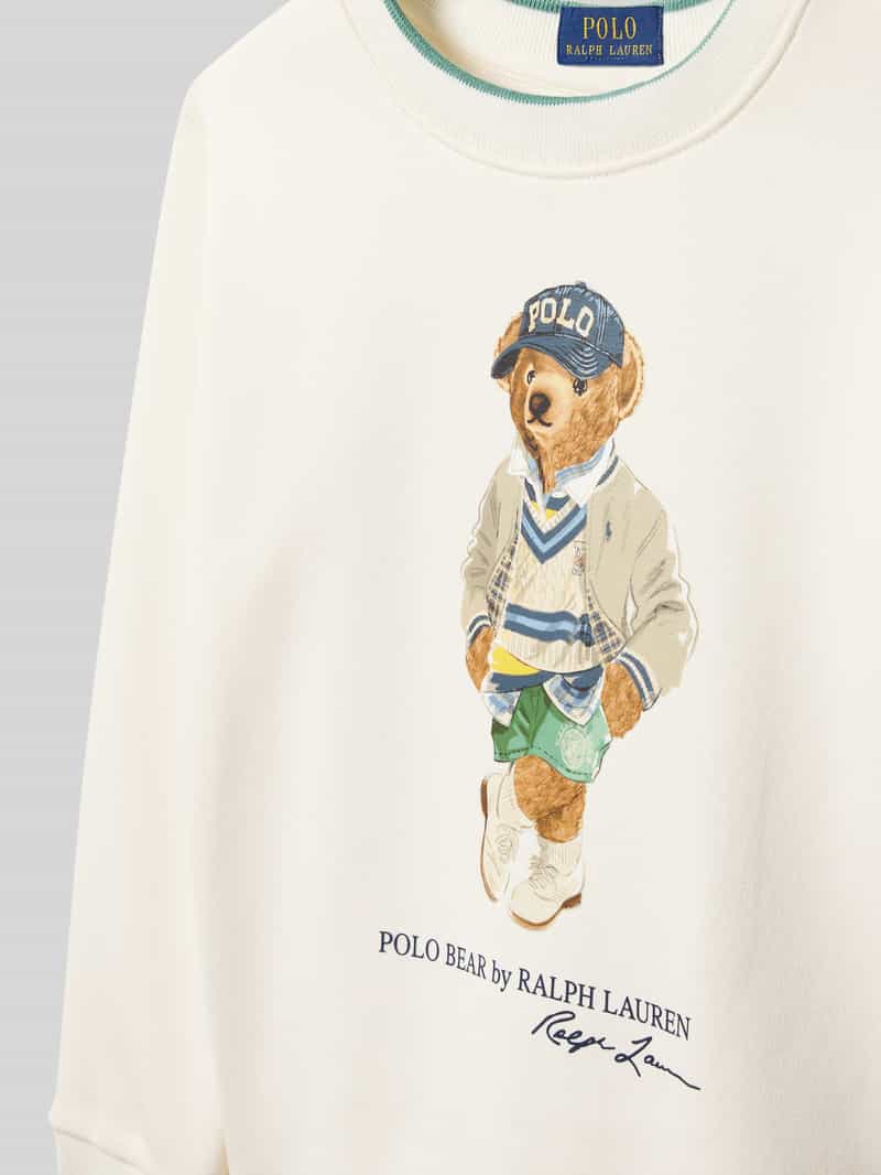 Polo Ralph Lauren Kids Sweatshirt met ronde hals en labelprint