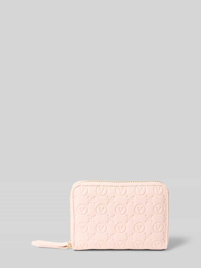 VALENTINO BAGS Portemonnee met all-over reliëflogo model 'Samba'