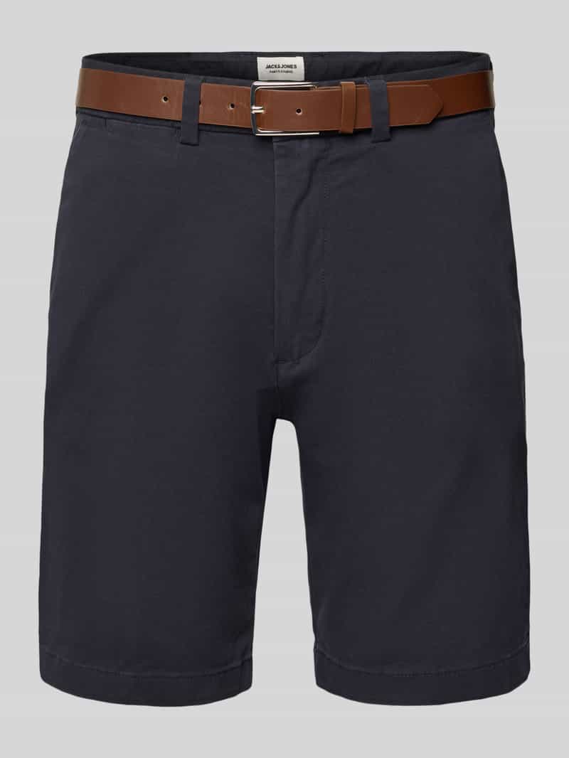 jack & jones Korte regular fit chino met riem model 'MARCO FRANCO'