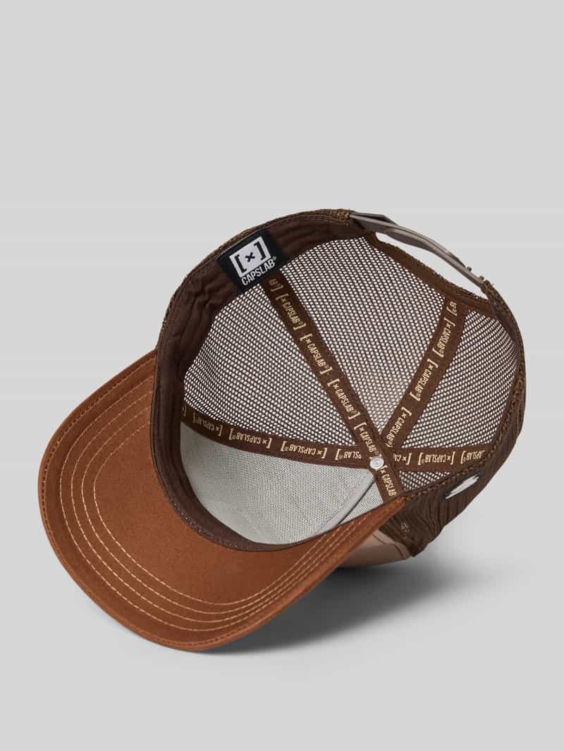 Capslab Baseballpet met motiefstitching