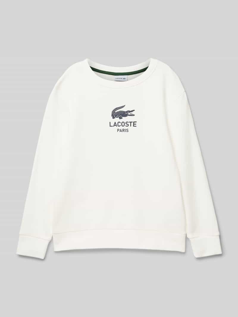 Lacoste Sweatshirt met labelprint