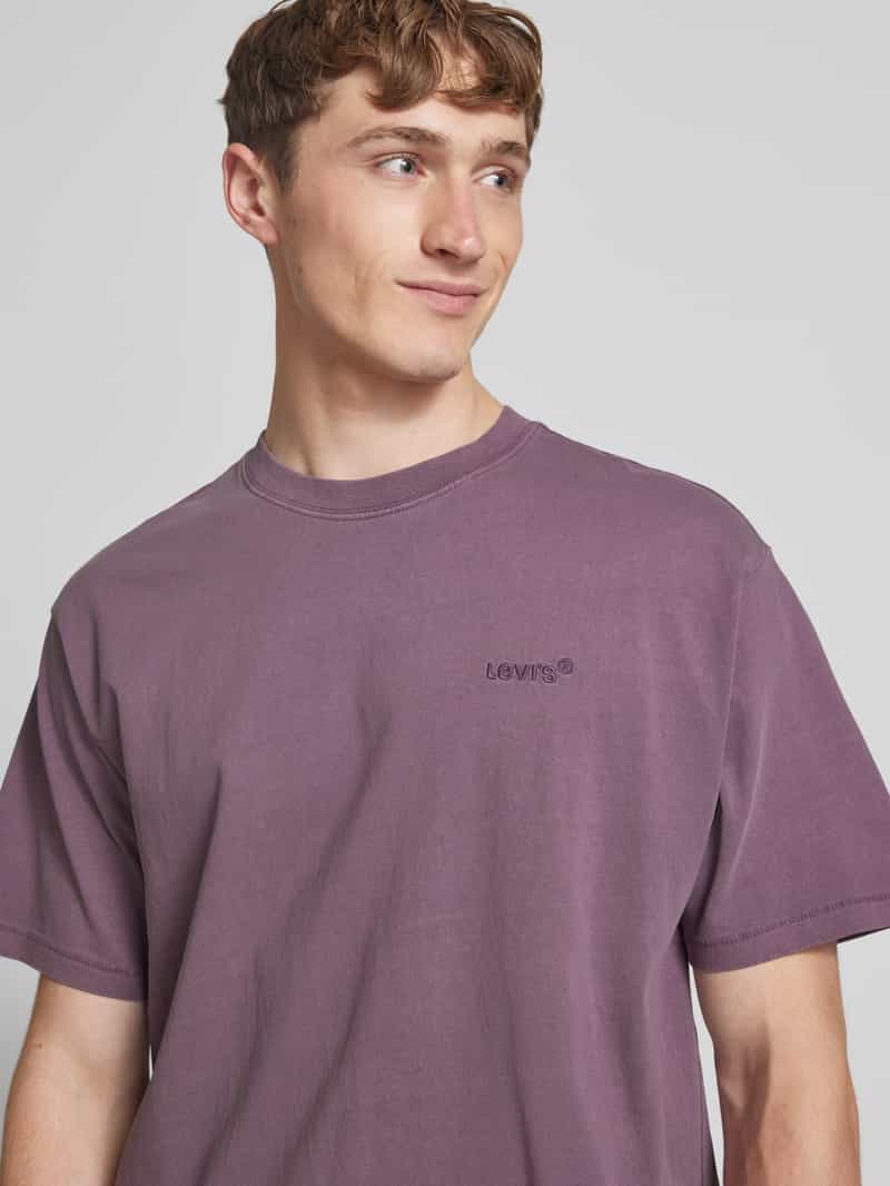 Levi's T-shirt met labelstitching