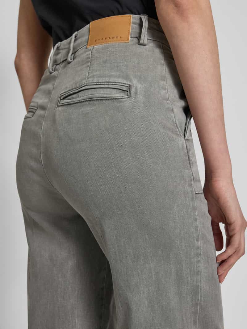 Stefanel Wide leg jeans met steekzakken