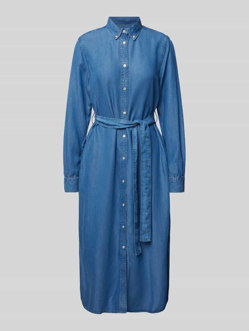 Gant Jeansjurk met button-downkraag.