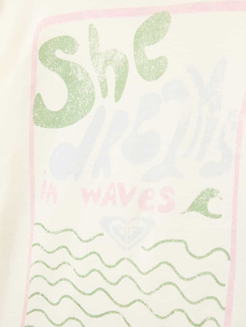 Roxy T-shirt met statementprint