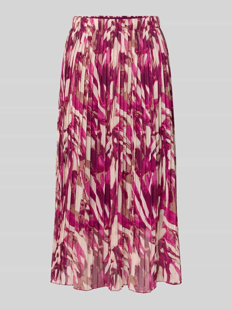 ZABAIONE Midirok in geplooide look model 'Ela'