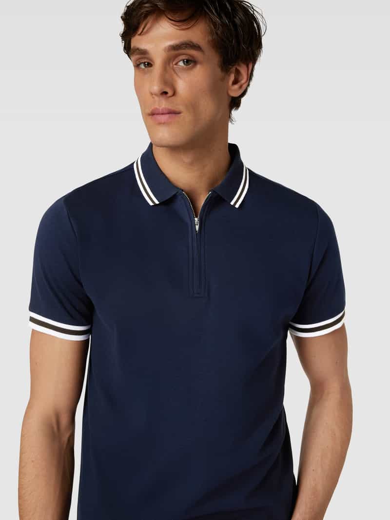 Selected Homme Slim fit poloshirt met labeldetail model 'TOULOUSE'