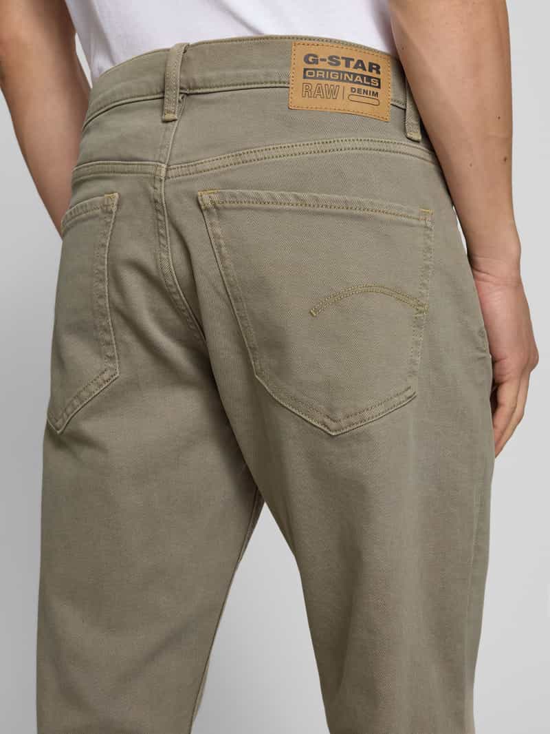 G-Star Raw Straight fit jeans met steekzakken model 'Mosa'