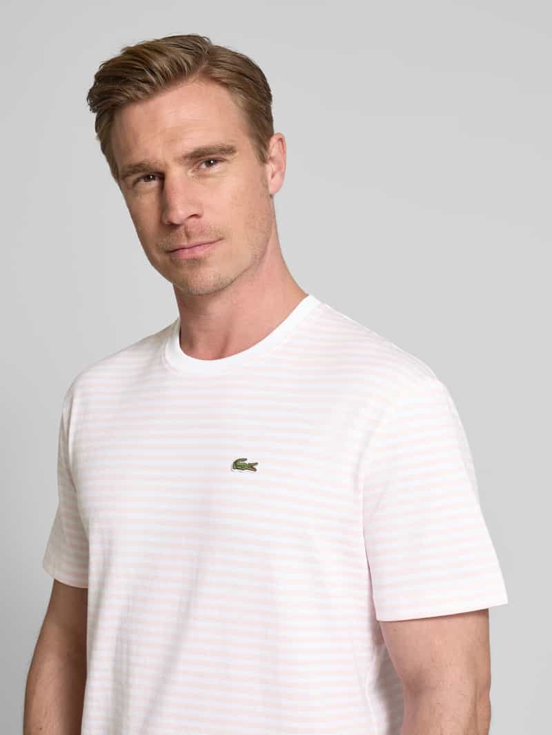Lacoste T-shirt met labelstitching