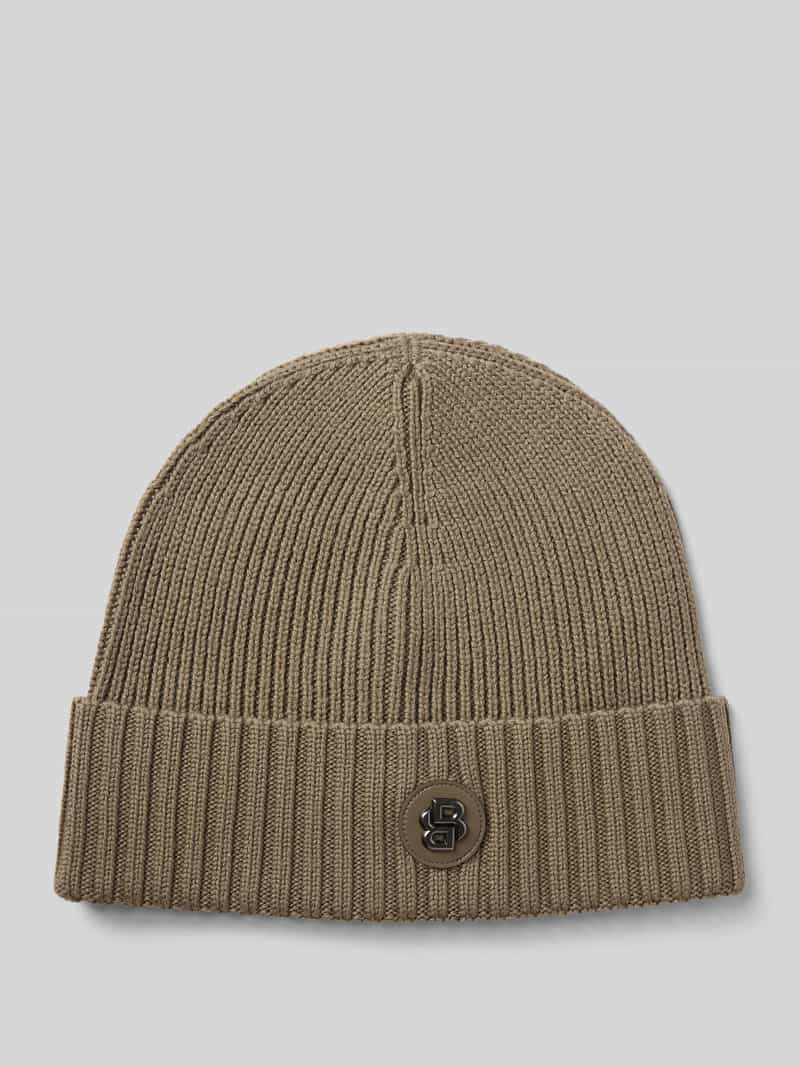 Boss Beanie van zuivere scheerwol model 'FATI'