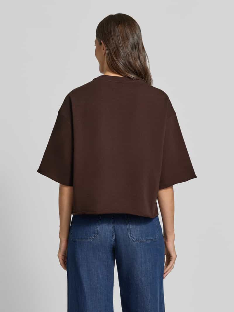 Smith and Soul Kort boxy fit sweatshirt met labelstitching