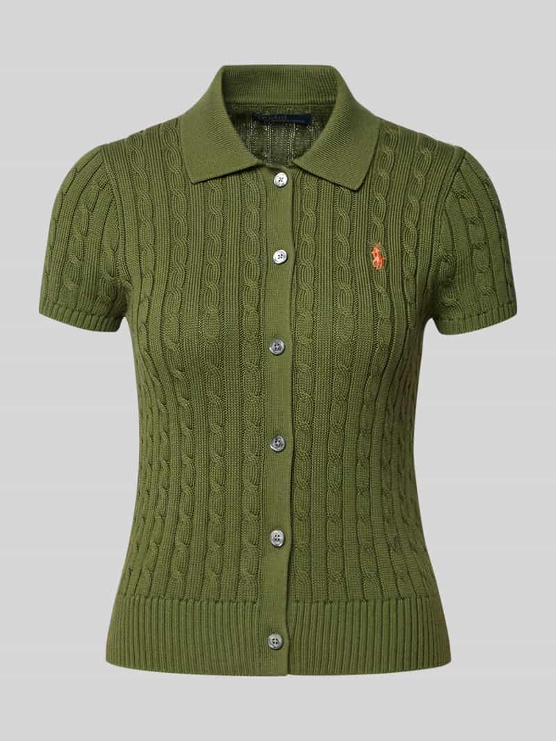 Polo Ralph Lauren Gebreid shirt met logostitching