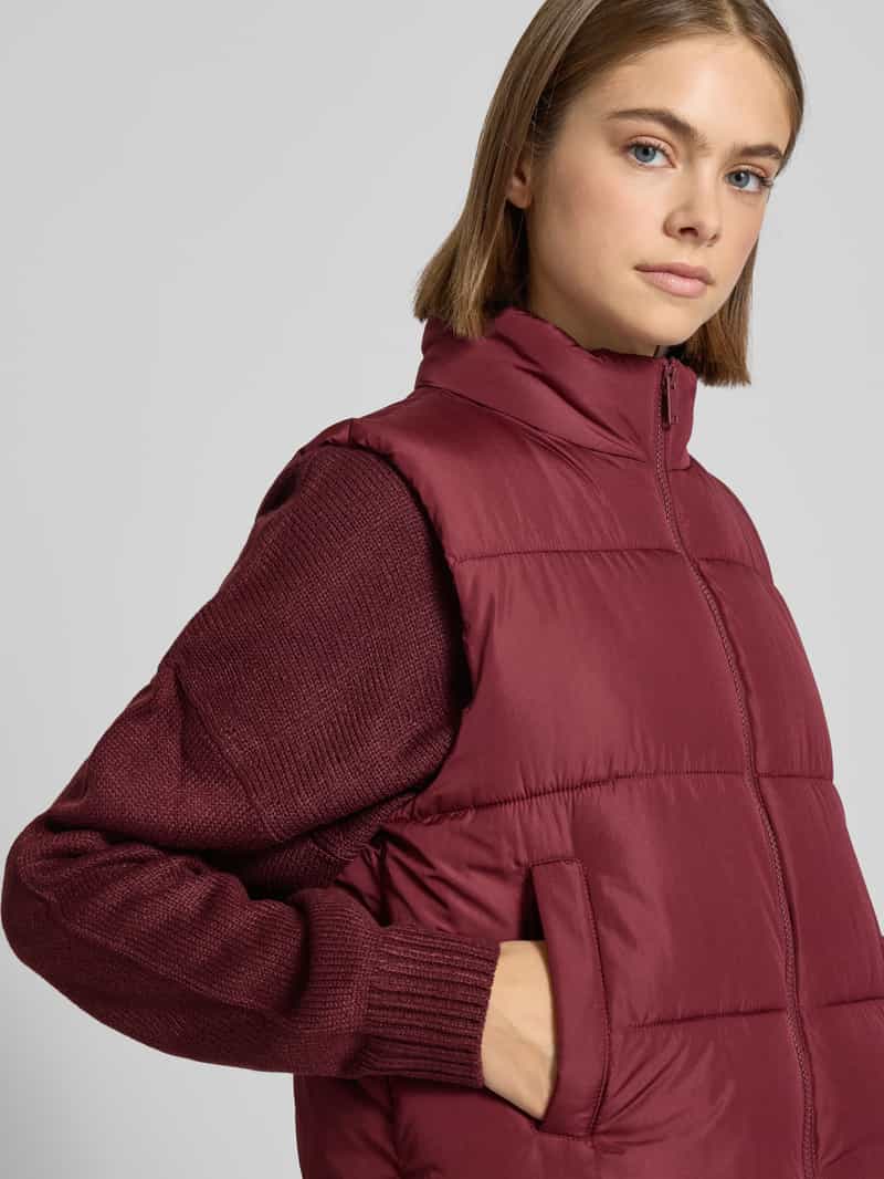 Pieces Regular fit bodywarmer met opstaande kraag model 'BEE NEW'