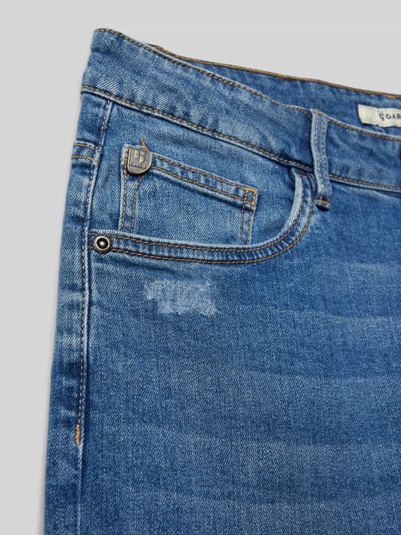 Garcia Loose fit jeans met labeldetails