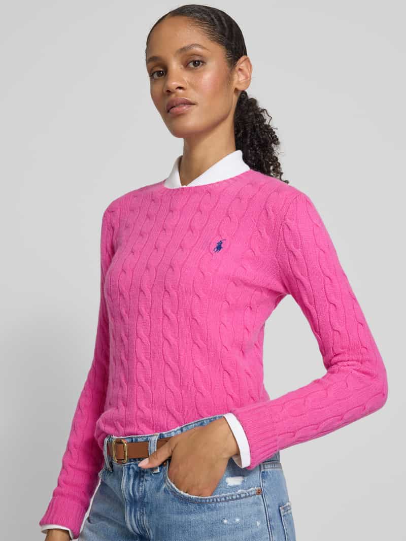 Polo Ralph Lauren Gebreide pullover van een mix van wol en kasjmier model 'JULIANNA'