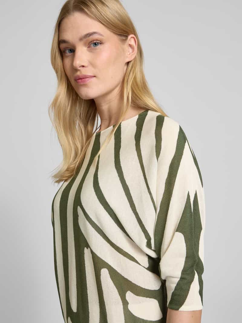 Zero Gebreide pullover met 3 4-mouwen