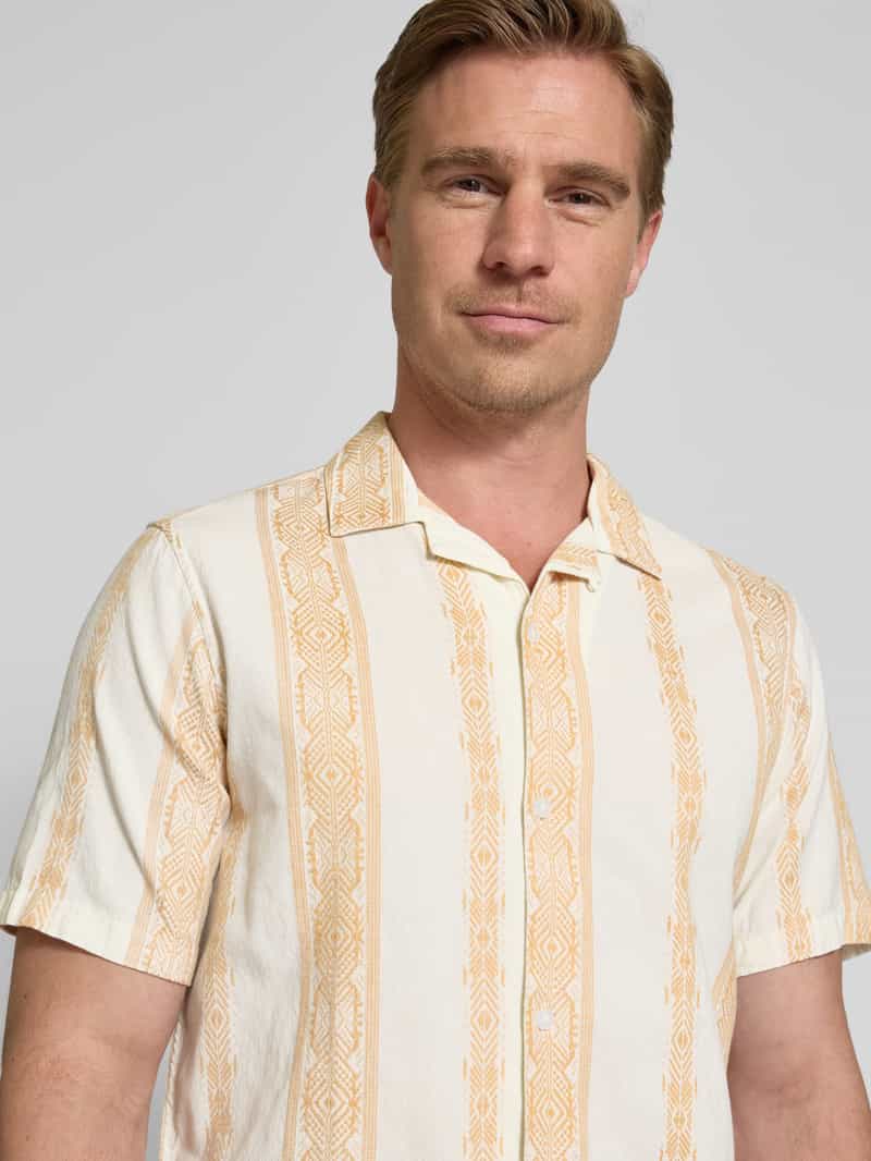 casual friday Regular fit vrijetijdsoverhemd met resortkraag model 'JAYDEN'