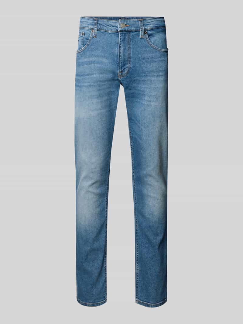 Slim fit jeans van katoenmix model 'SCANTON SLIM'