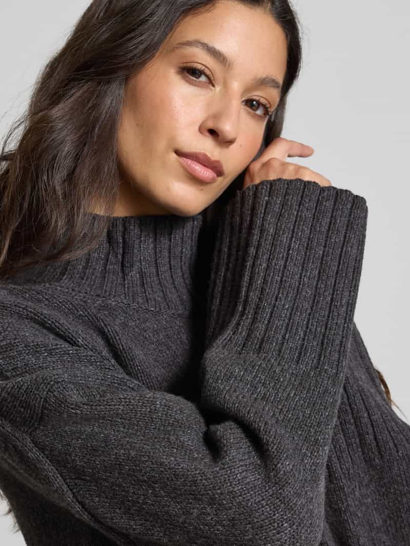 Barbour Comfort fit gebreide pullover van een mix van katoen en wol model 'SERENA'