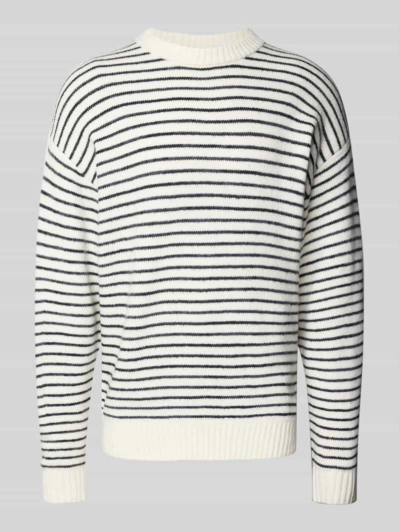 jack & jones Gebreide pullover met streepmotief model 'SOHO OLLIE'