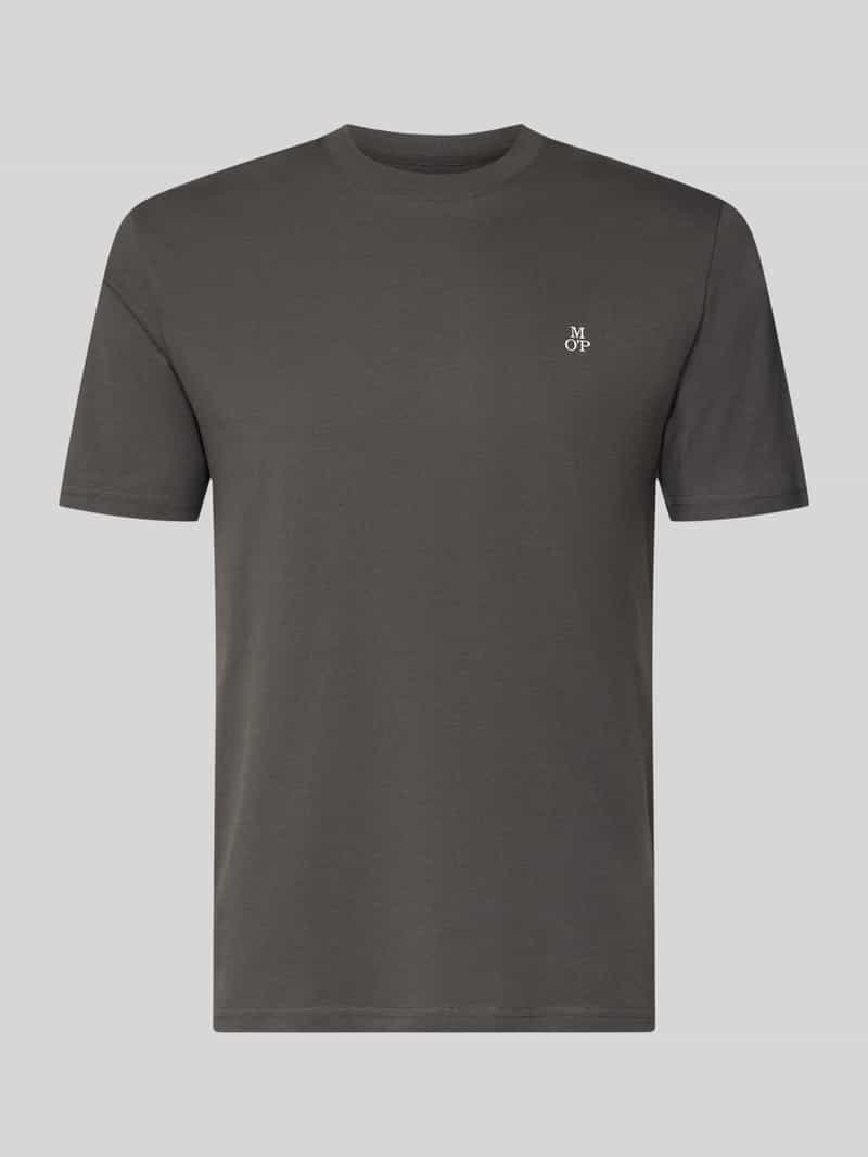 T-shirt met labelprint