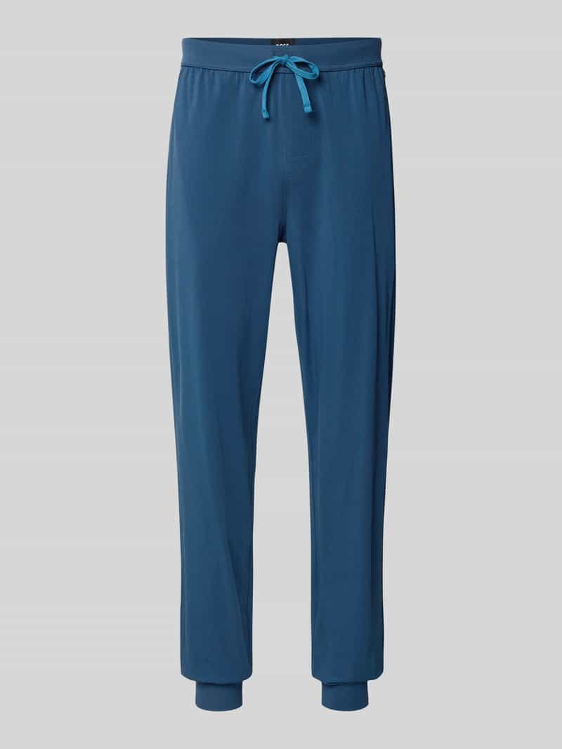 Boss Regular fit sweatpants van katoenmix