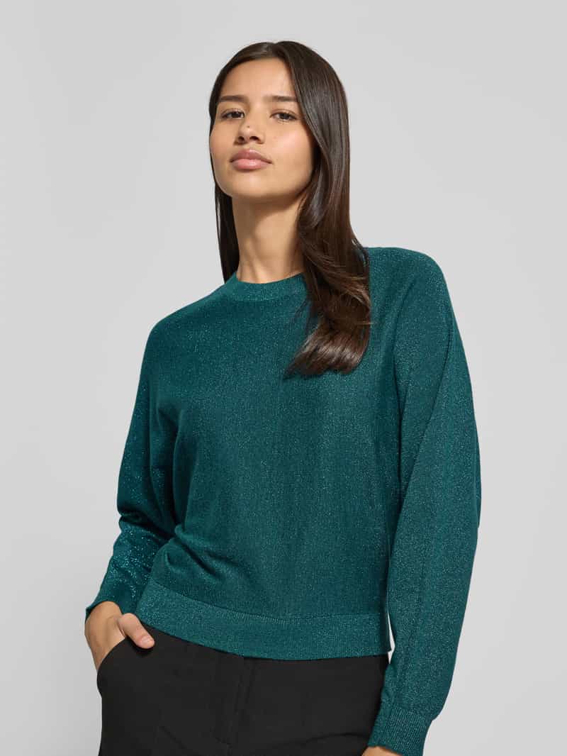 Vero Moda Relaxed fit gebreide pullover met viscosemix model 'HAPPYGLITTER'