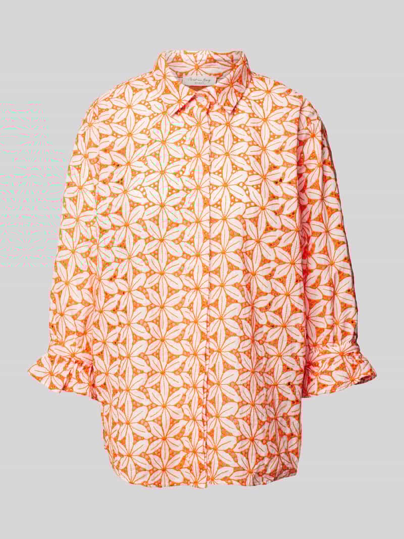Christian Berg Woman Blouse met all-over motief