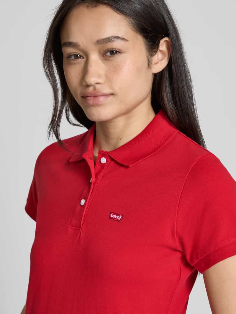 Levi's 300 Poloshirt met labelstitching