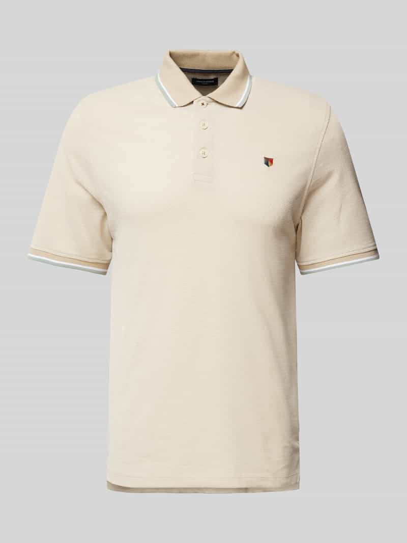 Jack & Jones Premium Regular fit poloshirt met logostitching model 'BLUWIN'