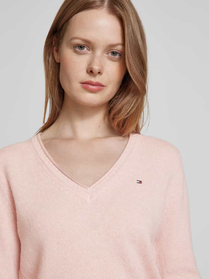 Tommy Hilfiger Wollen pullover met logostitching