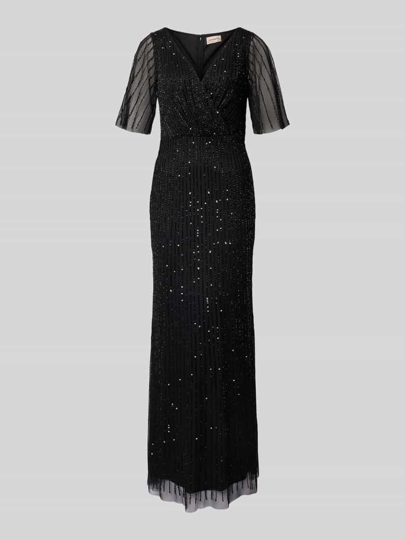 Lace & Beads Avondjurk met V-hals