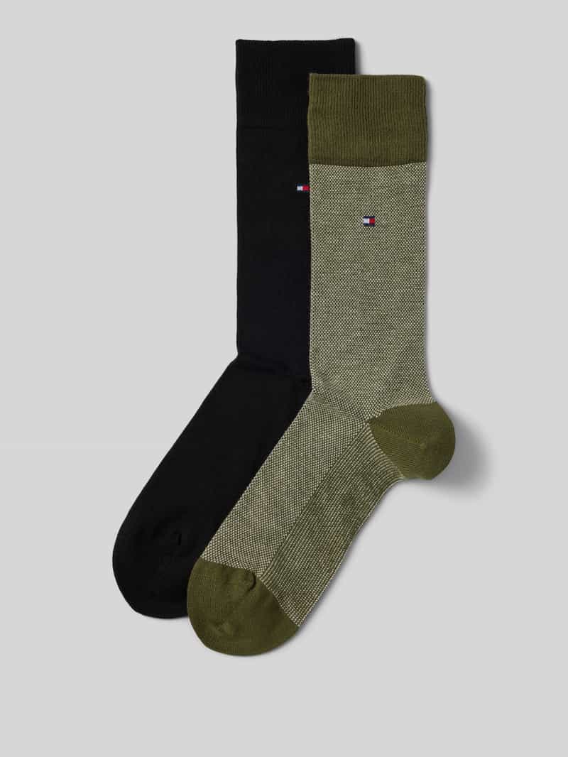 Tommy Hilfiger Kousen van katoenmix per 2 paar
