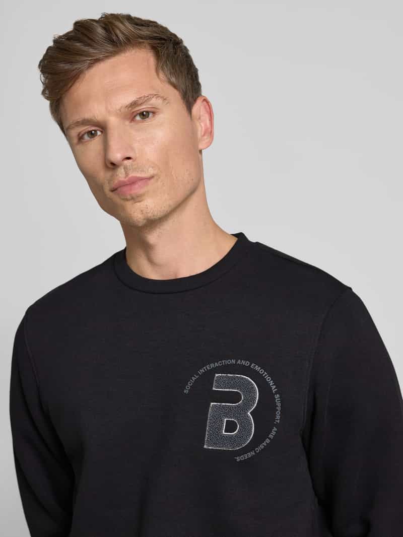 Blend Sweatshirt met labeldetail model 'FLORIAN'