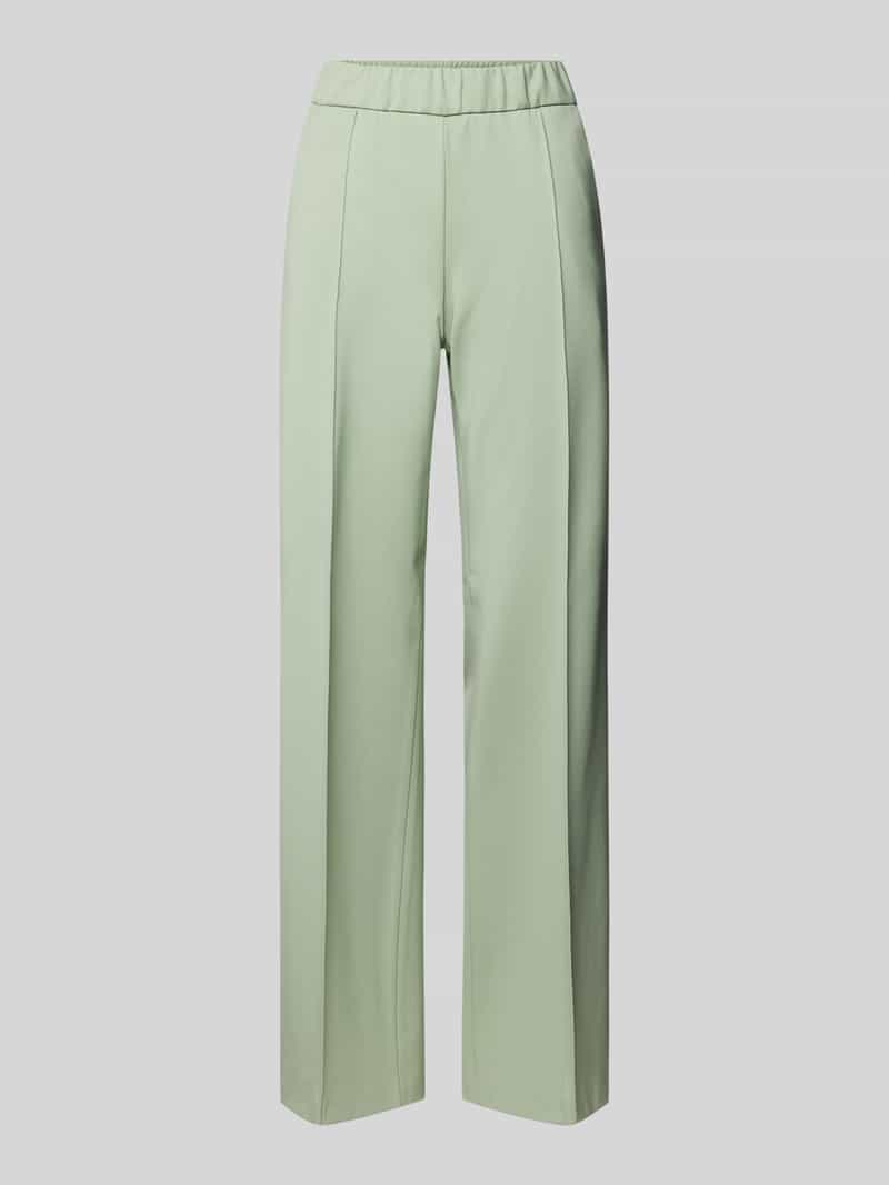 BRAX Wide leg stoffen broek met vaste persplooien model 'Style.Maine'