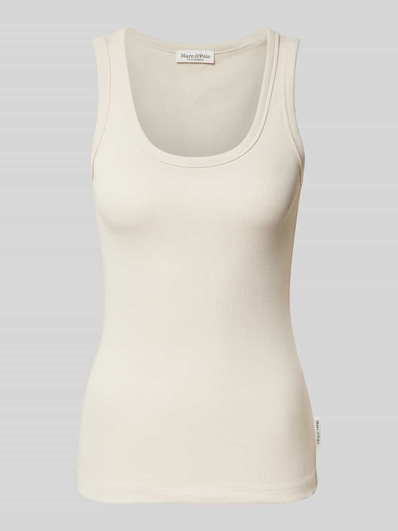 Marc O'Polo Slim fit tanktop van katoenmix