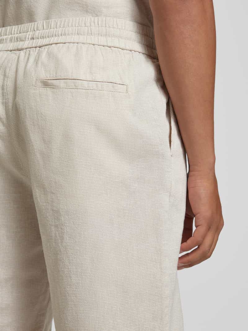 MCNEAL Regular fit korte broek met elastische band