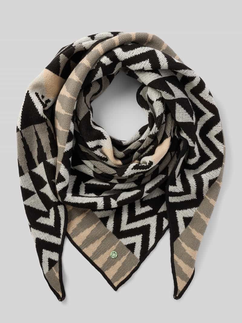 Codello Sjaal met wol model 'Intarsien'