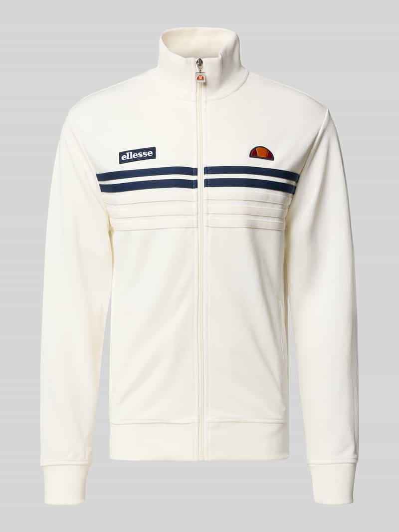 Ellesse Sweatjack met labelpatch model 'VICENZA TRACK'
