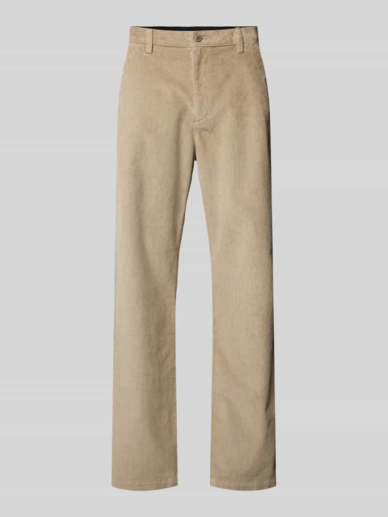Calvin Klein Jeans Straight fit corduroy broek met steekzakken