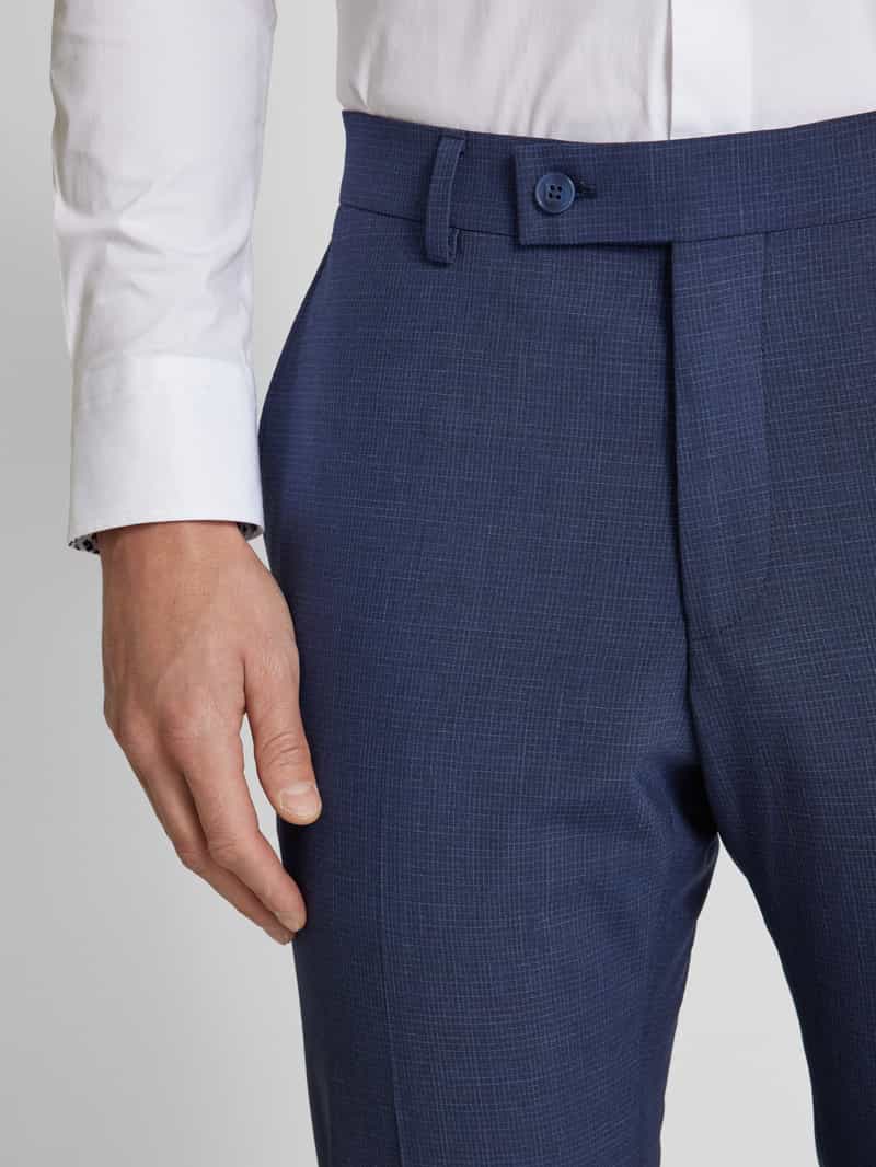 HECHTER PARIS Slim fit pantalon met persplooien