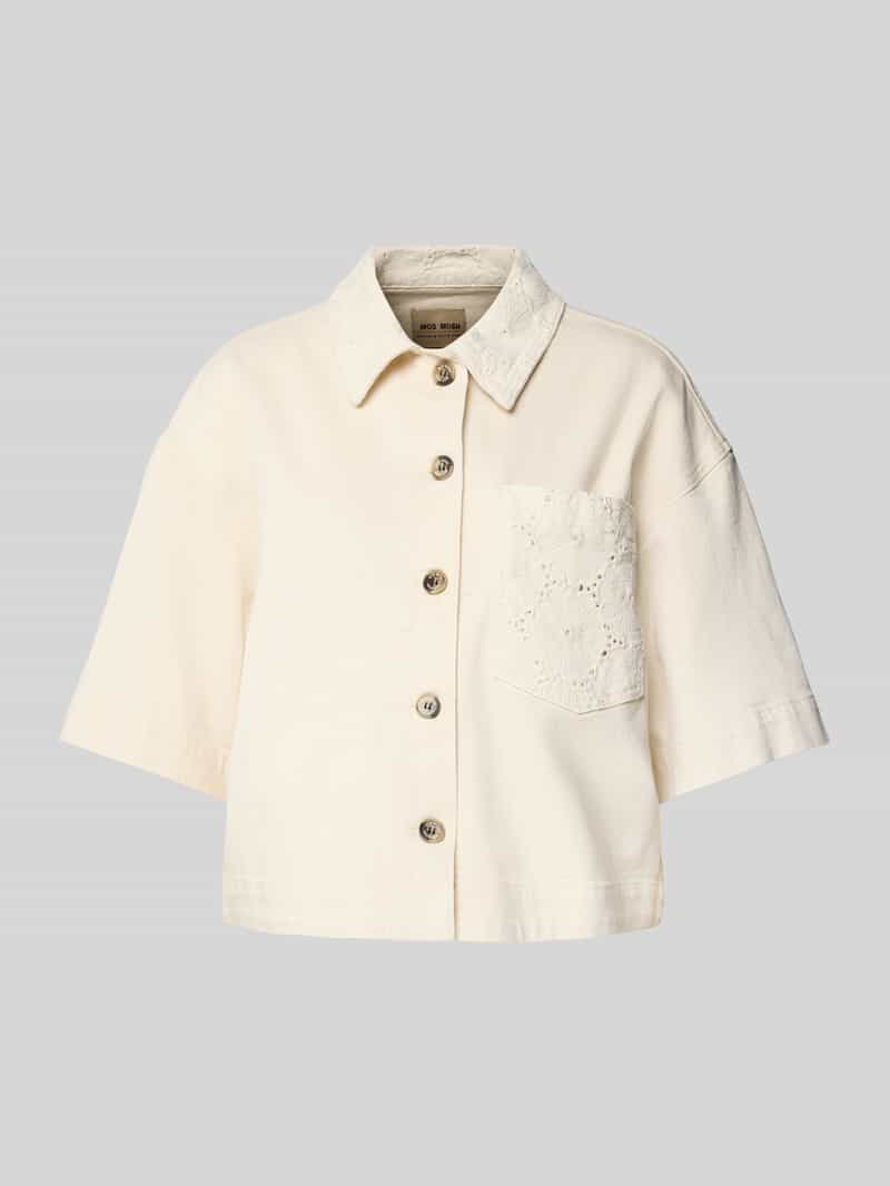 MOS MOSH Jack met opgestikte borstzak model 'Cent Clay'
