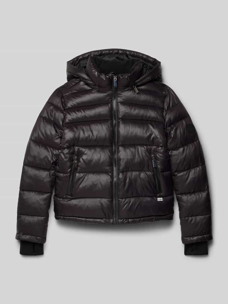 CARS JEANS Gewatteerd jack met capuchon model 'Wolves'