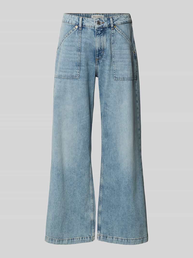 Flared leg jeans van puur katoen model 'CAYA'